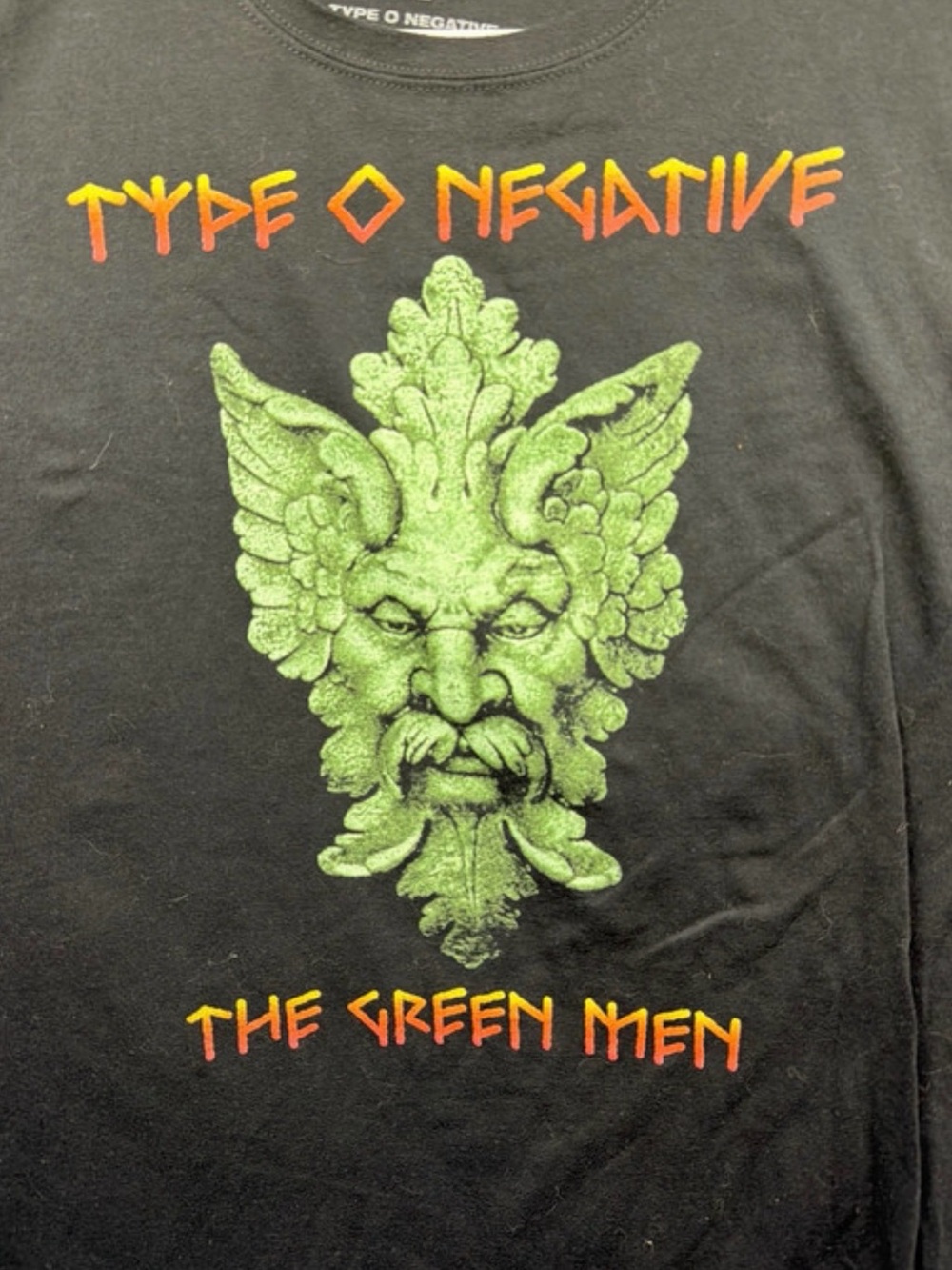 'The Green Men' Short Sleeve T-Shirt - Black/Green Date 2021. Remake.